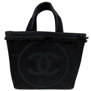 Chanel Beach Bag Coco Mark Towel Handbag Tote